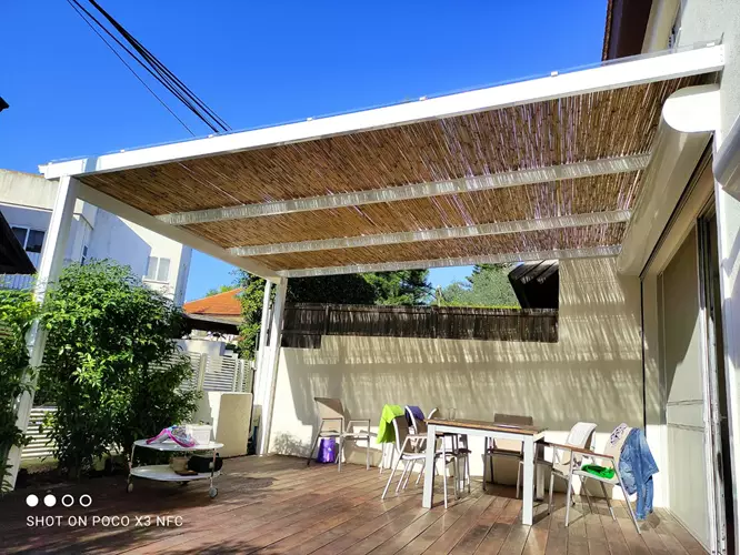 בנייה והתקנת פרגולת אלומיניום 6